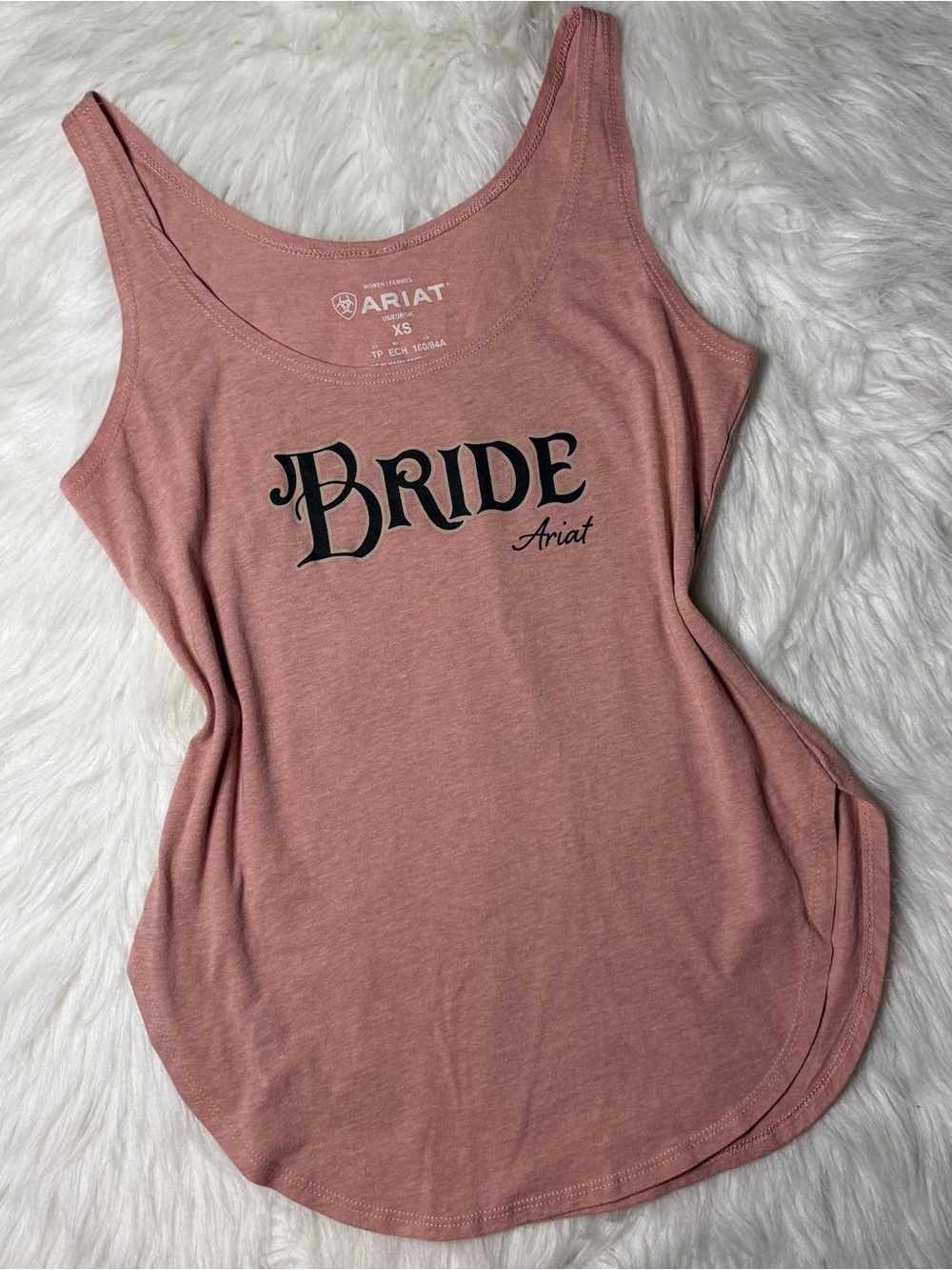 Ariat Bride Pink Tank Top